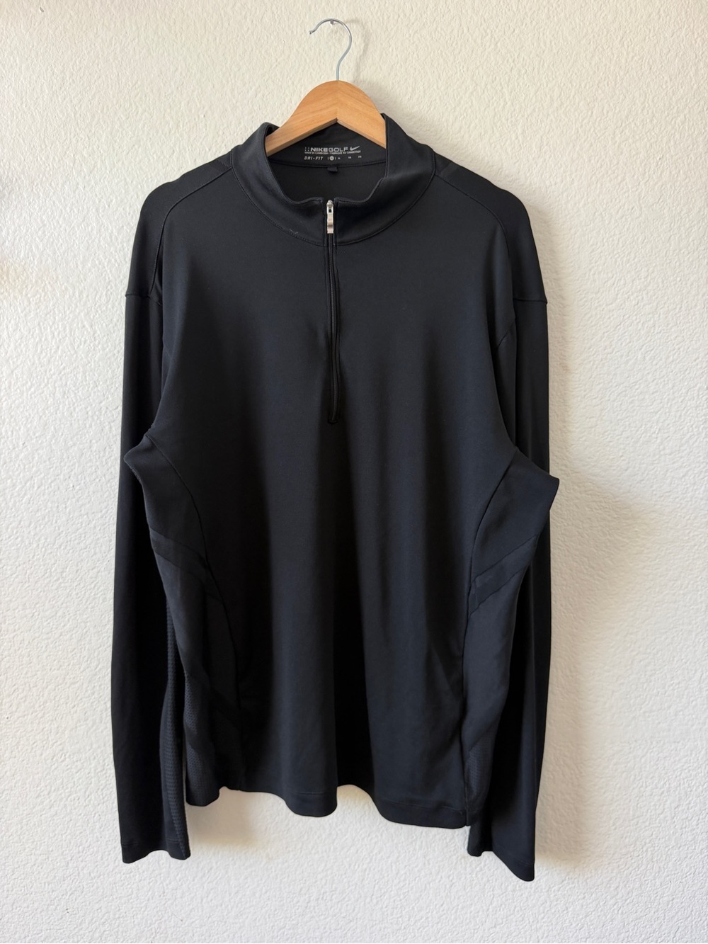 Nike Golf Dri-FIT Black 1/4 Zip Pullover XL | Golfcore Performance